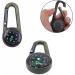 JOCXZI 3 in 1 Compass Set - Portable Compass with Carabiner Hook & Multifunction Thermometer for Camping Hiking & Travel - Buy Online on GoSupps.com