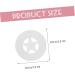 Osaladi 20 Pairs Anti-Slip Glasses Bracket Sleeves - White Earshots Cozy Gel Holders for Glasses & Earrings Replacement 1.5x1.5cm - Buy Online on GoSupps.com