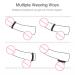 Silicone Yoga Rings Set - 6 Portable Leisure Rings for Fitness & Travel | International Shipping - Buy Online on GoSupps.com