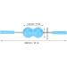 Fascia Muscle Scooters - Double Balls for Deep Tissue Massage Pain Relief for Legs & Neck - Buy Online on GoSupps.com