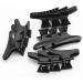 12 Pcs Black Hair Clip Hairdressing Hairdressers Hair Tools Butterfly Hair Clips Hair Claw Salon Section Clips Clasps Clamps Barrettes - Buy Online on GoSupps.com