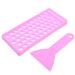 FRCOLOR 1 Set Lipstick Filling Mold Lip Balm Making Kit DIY Making Kit Test Tube Rack Tray Lip Gloss Makeup Pallet DIY Lip Balm Purple Pp Make up Makeup Brush