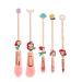 Coshine Mermaid Princess Makeup Brushes - 5pcs Pink Polly Anime Metal Brush Set - Buy Online on GoSupps.com