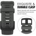 MoKo Garmin Instinct Watch Strap - Graphite Gray Silicone Band for Instinct 2 Sports GPS Smart Watch - Buy Online on GoSupps.com