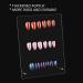 Nail Display Rack Nail Art Display Stand Frame Nail Tip Colors Rack Support Showing Board (Small) - Buy Online on GoSupps.com