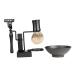 Healeeved 2st Razor soap Creme Razor Shell Razor Shell cup of razor stand Men's shaving set Razorless Razor Razor Razor Razor Handbook Handbook Haster
