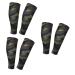 Healeved 3 Pairs Compression Leg Sleeve Calf Support Brace Compression Socks Sports Calf Compression Sleeve Breathable Running Calf Sleeve Football Leggings Men and Women