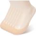 Manzi 6 Pairs of Women's Invisible Toe Socks - Non-Slip TPU Loop Black & Skin Color One Size - Buy Online on GoSupps.com
