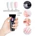 Anself Poly Gel Builder Set - Complete Nail Extension Kit with 48 Quick Building Form Tips & LED UV Lamp - Perfect for Home Use & Professional Nail Art - Buy Online on GoSupps.com