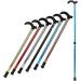 Lightweight Height Adjustable Crutches Teleswalking Stick 6 Colors Hiking Sticks Mobility Aids for Men Women Elderly/Brown Lucky Star - Buy Online on GoSupps.com