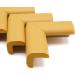 AKORD Baby Safety Corner Protectors for Desk Table Light Brown 7 cm x 6 cm - Buy Online on GoSupps.com