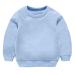 Taigood Kids Jumper for Boys Cotton Sweatshirt Long Sleeve T Shirts Pullover Autumn Winter Age 1-7 Years 4-5 Years Light Blue