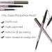 HeyBeauty Eyebrow Pencil with Brow Brush - Black | Double Ended Automatic Makeup Cosmetic Tool - Buy Online on GoSupps.com