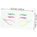BELLIFFY 4sets Beauty Eyeliner Decal Stage Performance Sticker Reusable Eyeliner Sticker - Buy Online on GoSupps.com