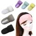 Guangcailun Headbands For Face Washing Color Available Premium Cotton Soft And Absorbent Women Adjustable SPA Facial Headband Purple - Buy Online on GoSupps.com