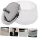 Gobelet pour Rincer Vernis Ongles Cristal avec Couvercle Acier Inoxydable Rond pour Nail Art Accessoires Manucure - Buy Online on GoSupps.com