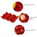 Hohopeti 1pc Egg Tray red Refrigerator Cup Holder Tray Porcelain Egg Holder Egg Holder Dish Ceramics Bracket Red 14.5x9.5cm - Buy Online on GoSupps.com