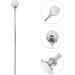 PRETYZOOM Silver Fairy Princess Angel Wand with Crystal - Magical Scepter for Halloween Costume & Party Dress - Buy Online on GoSupps.com