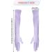 NQEUEPN Women Long Gloves Long Elbow Satin Gloves 21" Stretchy 1920s Opera Gloves Hand Care Moisturizing Gloves for Women Girls Evening Party Dance (Light Purple) - Buy Online on GoSupps.com