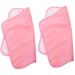 FRCOLOR 2pcs Castor Oil Cloths Reusable Castor Oil Compress Cloth Absorbent Soothing Castor Flannel Cloth Absorbent for Abdomen Joints Relaxing Castor Oil Not Included Pink