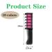 10-Color Hair Chamber Comb | Washable Temporary Hair Dye for Kids & Adults | Perfect for Cosplay Parties & Gifts - Buy Online on GoSupps.com