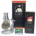 G.B.S Men's Shaving Set Heavy Duty MK 34 Safety Razor Pure badger brush 21mm Razor Stand Chrome Badger Shaving Brush Include 5 double edge razor blades