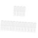 FOMIYES 16 Pcs Eyelash Raincoat Eyebrow Glue Styling Gel Volume Mascara Eyebrow Liquid Brows Gel Plastic 1 g (Pack of 1) As Shownx4pcs