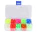 Akozone fishing pearls 1000PCs / box plastic round crawl pearl fisheries attracts tools color light beads pearls fishing for fishing outdoors