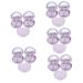 Ultechnovo mini container 15 sets suitcases travel case container case and solution soaked soft storage set eye case lentes de organizer suitcase cute mussel shell the solution