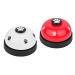 Slowton dog wring - 2 pieces of cat bell with non -slip floor dog bell with paw print button puppy toy door bell dog toy intelligence training bells for pets red and white