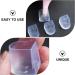 Healifty High Heel Protectors 16pcs - Clear Heel Stoppers for Wedding Shoes - 1.5x1.5cm - Buy Online on GoSupps.com