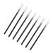 SOESFOUFU 100pcs Eyeliner Liquid Eye Makeup Brush Fine Eyeliner Brush Small Eyeliner Brush Orange