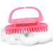 Tovinanna 2-Piece ABS Hairbrush & Shampoo Massage Device for Thin Hair - Pink Hair Cleaning Brush for Men & Women 10.5x7x5.5cm - Buy Online on GoSupps.com