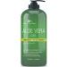 Being Naturals Aloe vera Gel - from 100% Pure Organic Aloe Infused with Snail Mucin/Centella Asiatica - Natural Raw Moisturizer for Face Body Hair. Perfect for Sunburn Acne Razor Bumps 16.9 fl oz