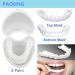 Brigtviee 2 Pairs Instant Veneers Dentures False Teeth Braces Whitening Cosmetic ClickOn Tooth Covering Clipin Veneer Teeth Temporary Smile Upper and Lower False Teeth - Buy Online on GoSupps.com