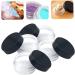 Bottling Cosmetic Container Jar 3 Gram Travel Empty Sample Jar Round Make Up Refillable Containers - Buy Online on GoSupps.com
