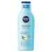 Nivea sun milk after-sol bronze 2 x 200 ml after sunscreen with aloe vera organic and pro-melanin extract anus extension browning and moisturizing cream for 48 h