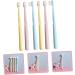 Minkissy 18-Pack Children's Toothbrush Set with Dental Floss - Sensory Manual Toothbrushes for Daily Use - Plastic Baby Toothbrushes in Assorted Colors - Buy Online on GoSupps.com