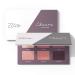 224 Cosmetics eyeshadow palette cheers to the future: natural vegan & animal test -free - feel good formula & free of parabens and silicones - 6 plum tones plum shades eyeshadow palette