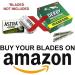 Cut Throat Razor Kit by GTEX - 2 Straight Razor with Leather Pouch - Matte Black and Silver Cutthroat Razors Men - Professional Barber Razor - Shaving Razor Beard Razors Silver and Black - Buy Online on GoSupps.com