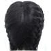 Mypace Ponytail Wig for Women - Long Synthetic Braided Wig Heat-Resistant Black - Stylish European & American Fashion - Buy Online on GoSupps.com