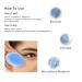 Microfiber Velvet Makeup Sponge | Latex-Free Dual Layer Technology | Flawless Blender for Foundations, Powders & Creams | Tear Drop Cosmetic Tool - Blue - Buy Online on GoSupps.com