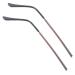 MipCase 1 pair of glasses band Arm band kits replacement glasses hinge sunglasses glasses repair set Replacement for glasses brick spare parts for glasses rubber dolls metal ear woman anti-slip-clip coffee