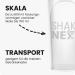 Shakenext 700ml Protein Shaker Bottle with Mixing Ball - Leak-Proof Dishwasher-Safe Fitness Blender - White - Buy Online on GoSupps.com