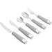 Special Supplies Adaptive Utensils 5-Piece Set for Hand Tremors, Arthritis, Parkinson's and Elderly - Stainless Steel, Non-Weighted, Non-Slip Handles - Buy Online on GoSupps.com