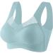 2024 Women's Comfortable & Sexy Sports Bra & Tank Top - Steel Ring-Free Blue XL | Shop Now! - Buy Online on GoSupps.com
