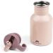 Shop Done by Deer Hippo Ozzo Pink Stainless Steel Drinking Bottle with Straw - 350ml | International Shipping Available - Buy Online on GoSupps.com