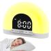 Hovceh 2-in-1-day light lamp light alarm clock daylight alarm clock smart sleep wake-up-light sunrise alarm with natural light light alarm clock sunrise for adults