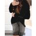Love2Mi Maternity Tights Leggings XL Black/Dark Grey - Comfy Stretch Pregnancy Pants - Buy Online on GoSupps.com