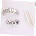 Buy Coheali Hip-Hop Style Grill Accessories for Men | Halloween Teeth & Lower Tooth Cover Clasp - Exquisite 5x1x0.2cm Grill Clip - Buy Online on GoSupps.com
